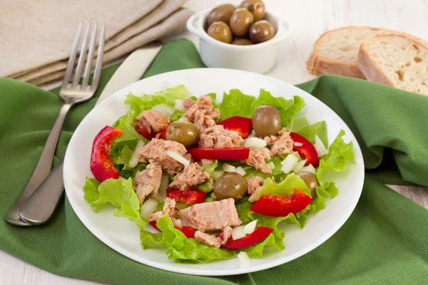 Tonfisk sallad — Stockfoto