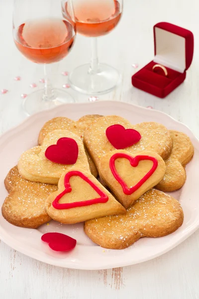 Galletas corazón —  Fotos de Stock