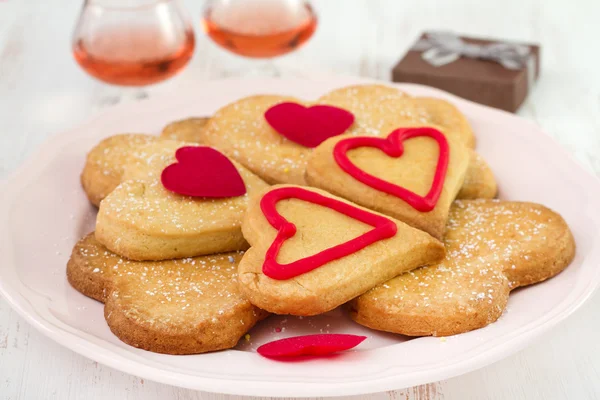 Galletas corazón —  Fotos de Stock