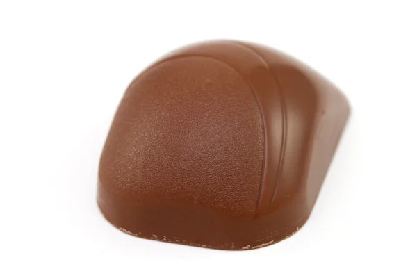 Bonbon de chocolate sobre fondo blanco —  Fotos de Stock