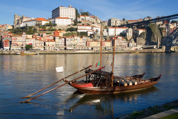 View on city Porto and river Douro — Stock Photo, Image