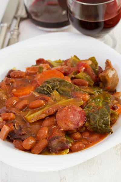 Stew in the plate — Stock Photo, Image