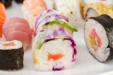 Beyaz bulaşık Japon gıda