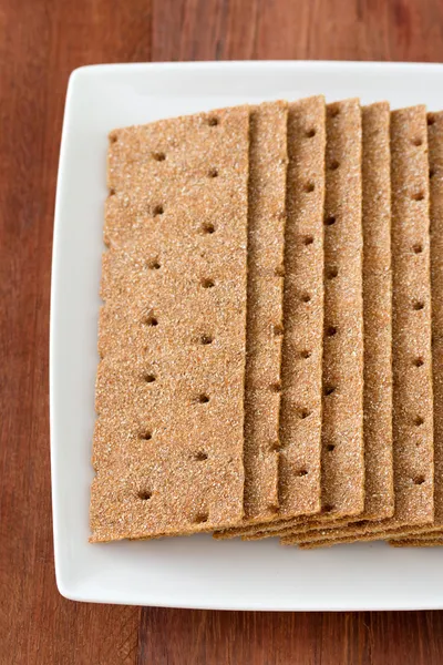 Toasts on plate — Stock Photo, Image