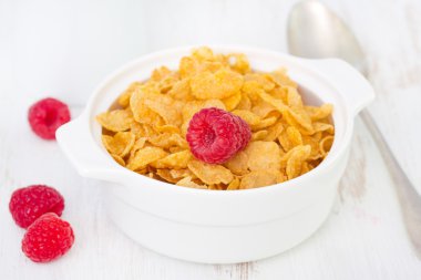 Pul ile Ahududu beyaz kase