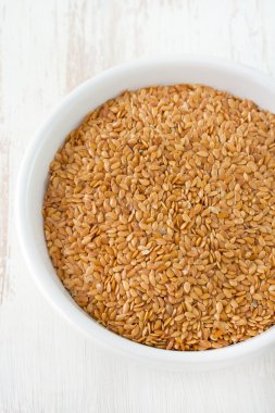 keten tohumu beyaz kase