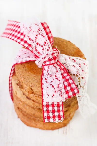 Cookies op witte achtergrond — Stockfoto