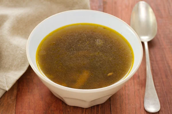 Sup jamur dalam mangkuk — Stok Foto