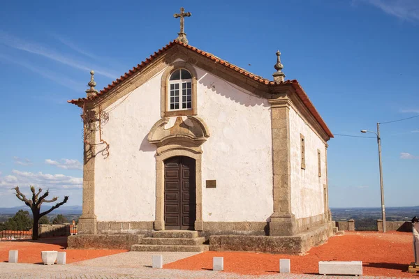 Vista Capilla San Antonio Aldea Alpedrinha Fundao Portugal — Foto de Stock