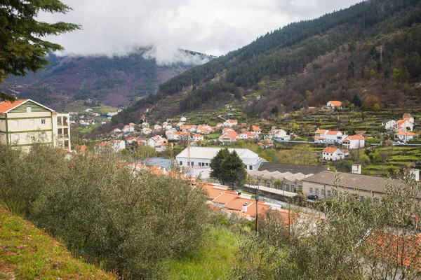 位于葡萄牙中部的Manteigas村 — 图库照片