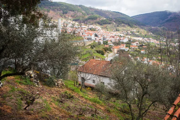 位于葡萄牙中部的Manteigas村 — 图库照片