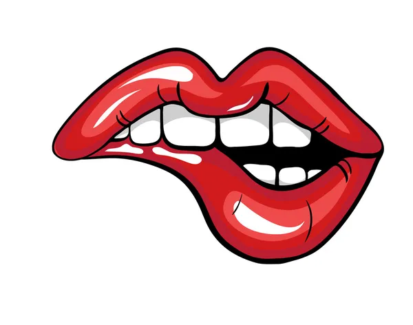 Lippen — Stockvektor