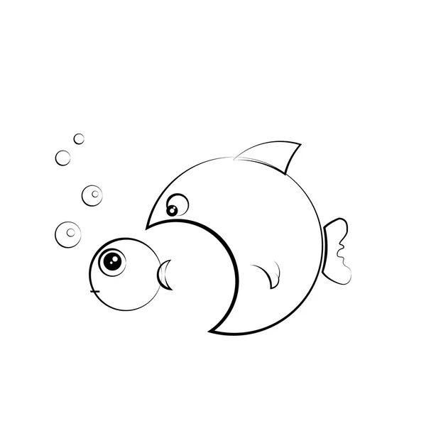 Osnovy ryby — Stockový vektor