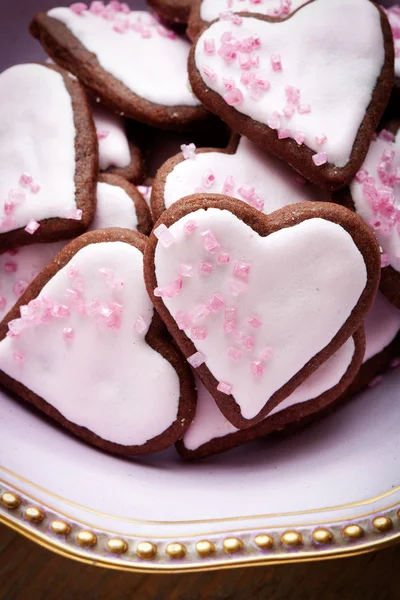 Ημέρα του Αγίου Βαλεντίνου Cookies — Φωτογραφία Αρχείου