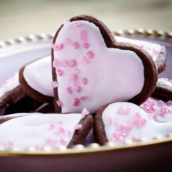 Alla hjärtans dag Cookies — Stockfoto
