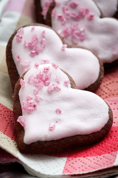 Valentinstag-Kekse — Stockfoto