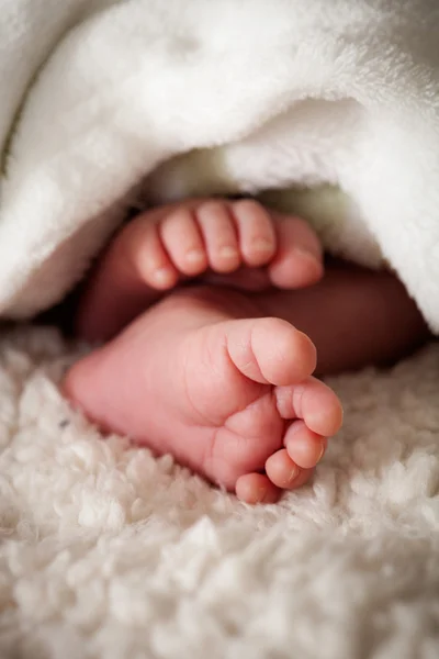 Τα δάχτυλα των ποδιών του μωρού — Φωτογραφία Αρχείου
