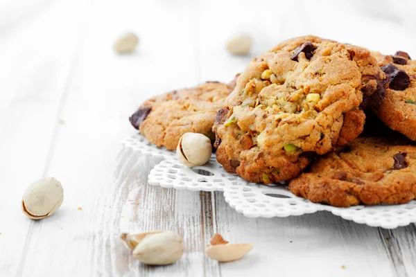 Galletas con chips de chocolate —  Fotos de Stock