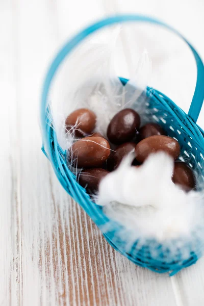 Ovos de Páscoa de chocolate — Fotografia de Stock