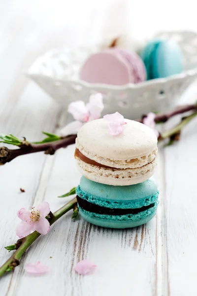 Francuski macaroons — Zdjęcie stockowe