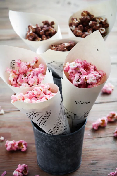 Popcorn al cioccolato — Foto Stock