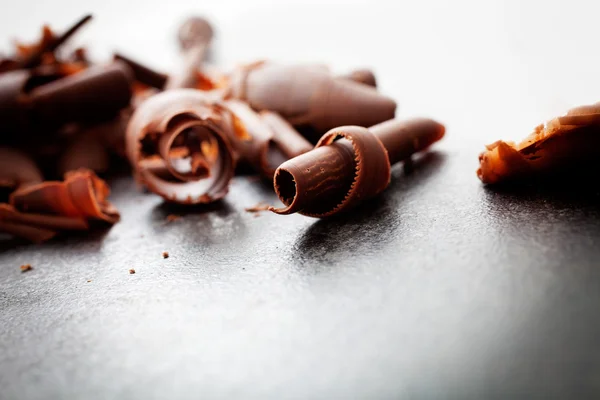 Čokoládové kudrlinky — Stock fotografie