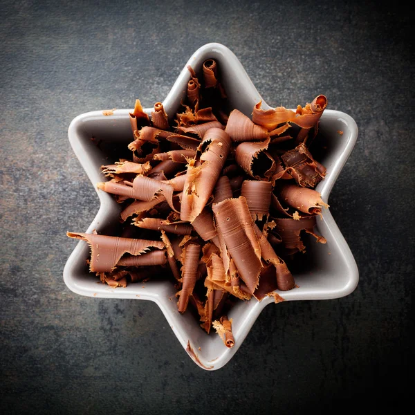 Chocolate curls — Stock Photo, Image