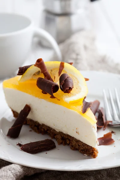 Cheesecake λεμονιών — Φωτογραφία Αρχείου