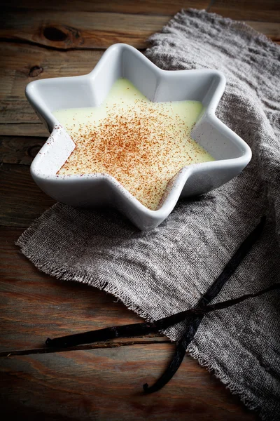 Budín de vainilla — Foto de Stock