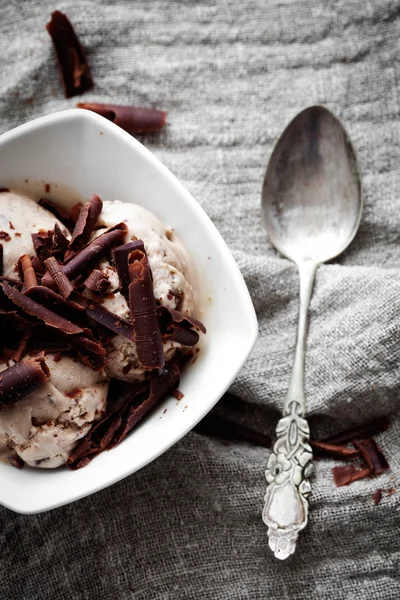 Chocolate ice cream — Stock Photo, Image