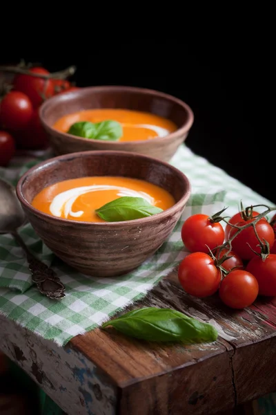 Tomatensuppe — Stockfoto