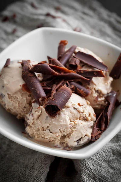 Chocolate ice cream — Stock Photo, Image