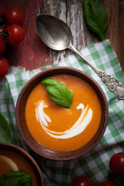 Tomatensuppe — Stockfoto