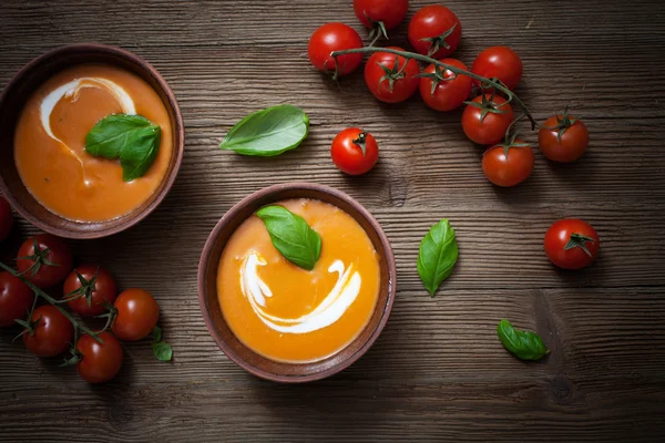 Tomatensuppe — Stockfoto