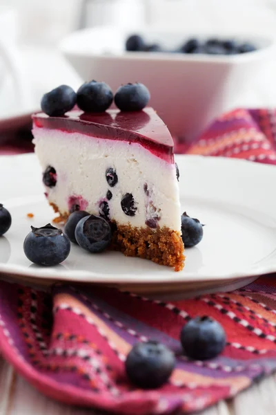 Blueberry cheesecake Stockbild