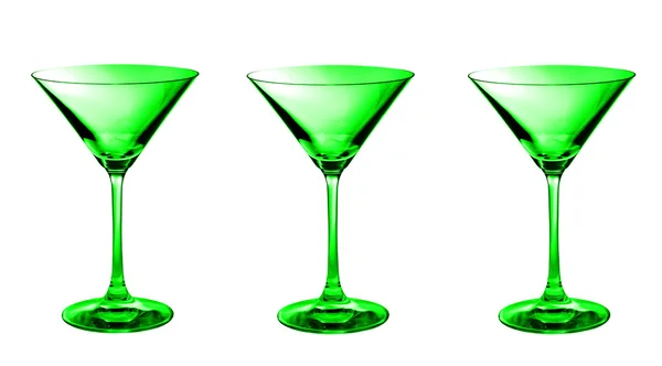 Drei Martini hintereinander — Stockfoto