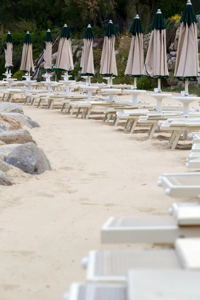 Abajo en la playa — Foto de Stock