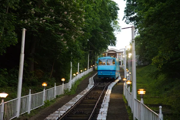 Cable railway in Kyiv, Ukraine — Stock Photo, Image