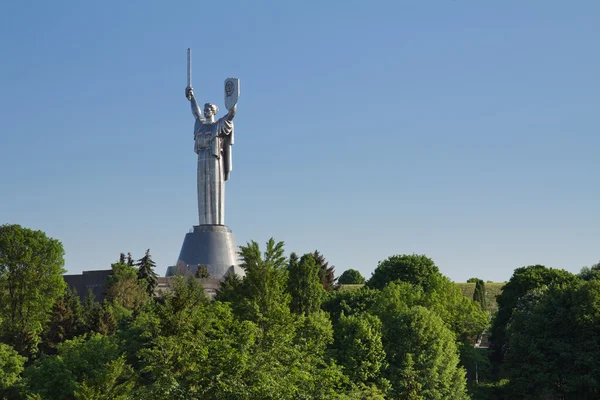 Monumento da Mãe da Pátria em Kiev, Ucrânia — Fotografia de Stock