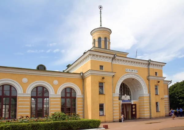 Old - fashioned railway station in Berdychiv, Ukraine — Stock Photo, Image