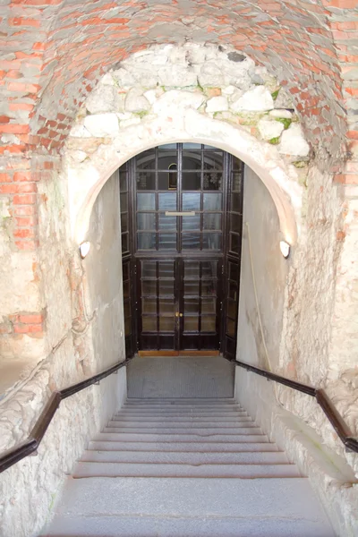 Escadaria de pedra. Mosteiro - Fortaleza de Carmelitas, Berdychiv , — Fotografia de Stock