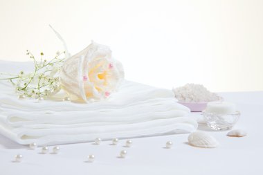 Spa aksesuarlar: Sac ve deniz tuz