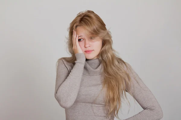 Depressed young woman — Stock Photo, Image