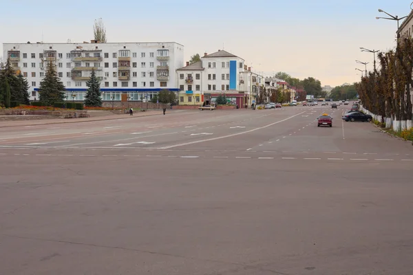 Calle de la ciudad en Korosten, Ucrania — Foto de Stock