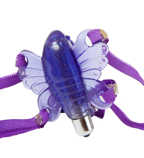 Violet papillon gros plan - sex toy — Photo