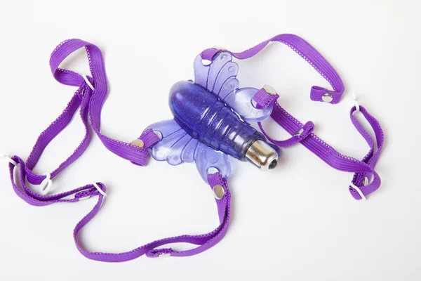 Purple butterfly - sex toy — Stock Photo, Image