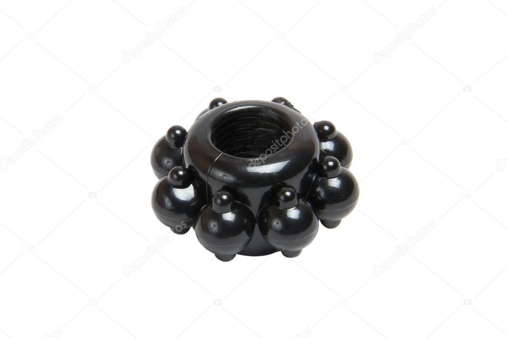Black ring for penis erection