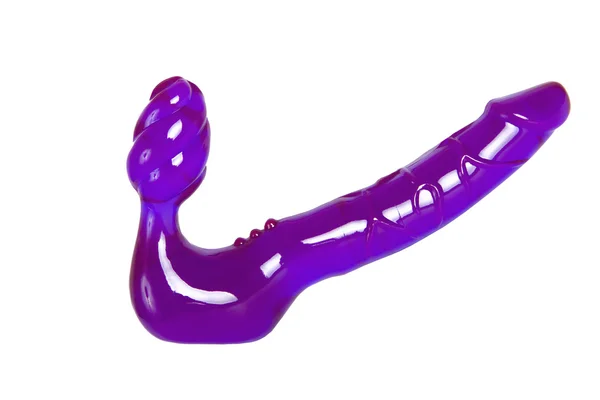 Purple strapon for role play games — Stock Photo, Image