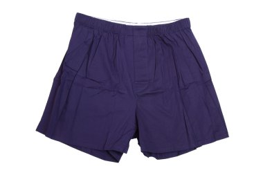 Mavili adam'ın iç çamaşırı izole