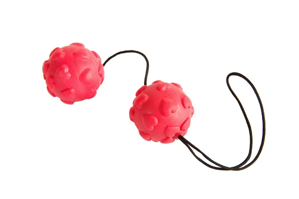 Płeć zabawka dla kobiety - czerwone kulki dopochwowe — Zdjęcie stockowe